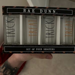 RaeDunn shot glasses Halloween edition